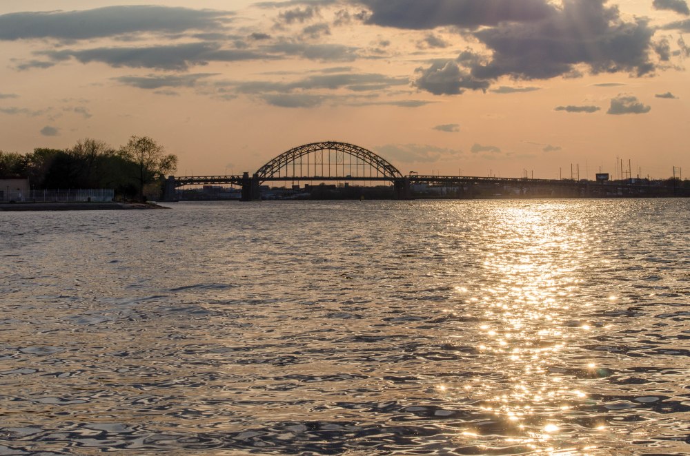 An HDR sunset down by the river