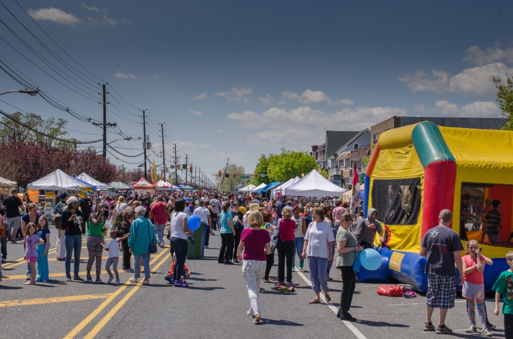Palmyra Day, looking down broad street.