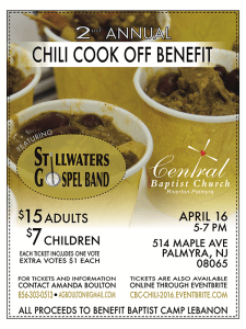 2016 Chili Cook Off Benefit