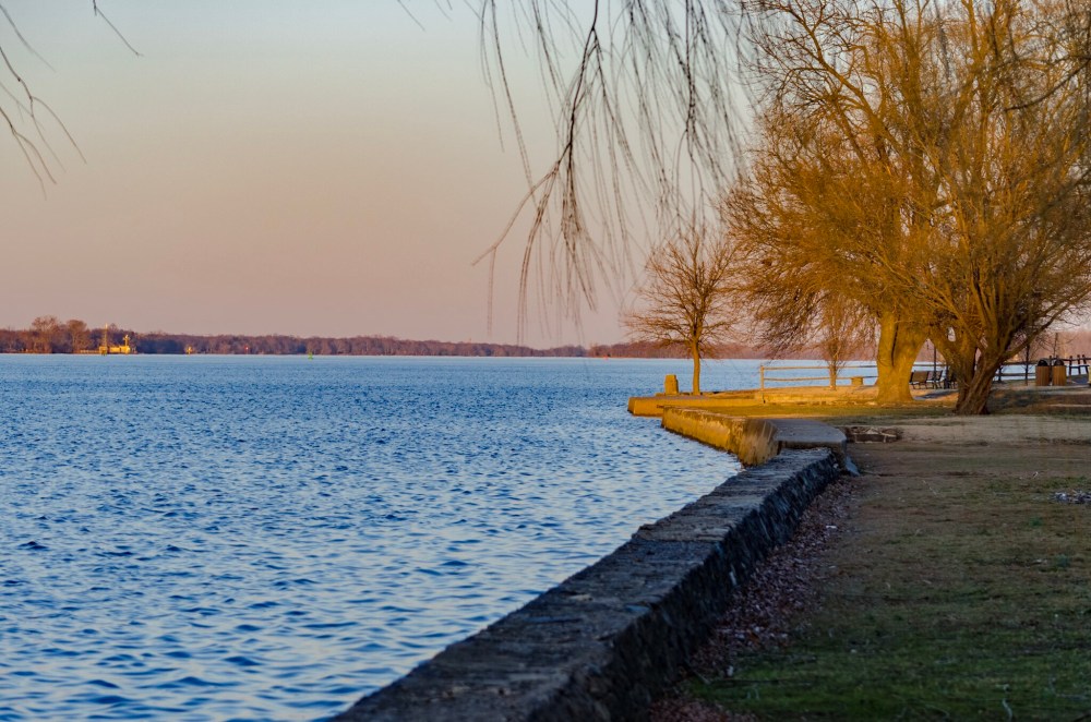 Looking upstream the Delaware River