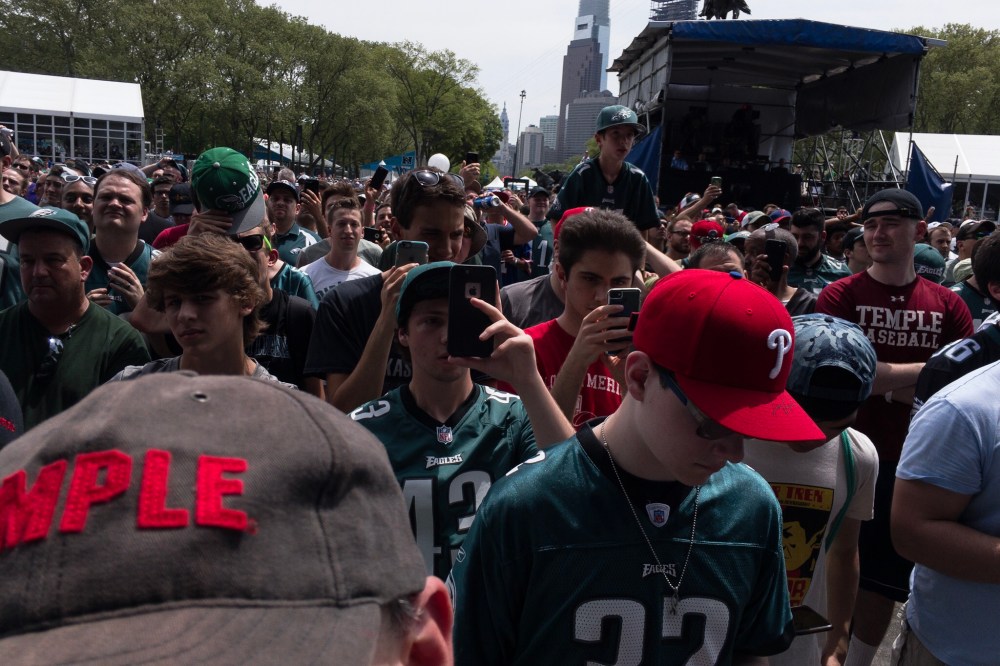 People await the Eagle's pick