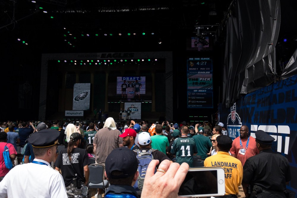 Eagles pick in the fourth round