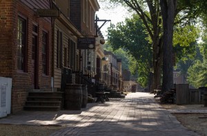 Looking up the Duke of Gloucester Street