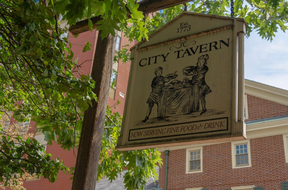 City Tavern Sign. Founded in 1773