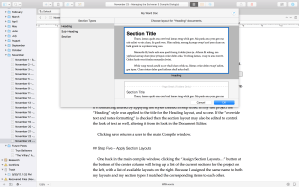 Assign Section Types