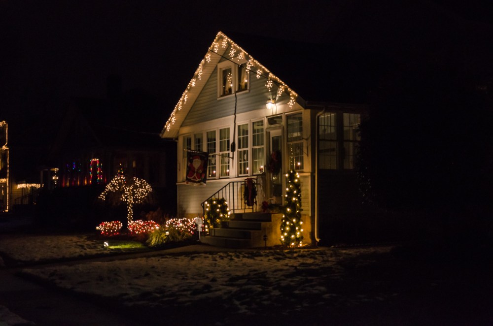 Clean and Simple Christmas Lights