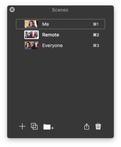 The Ecamm live scene switcher