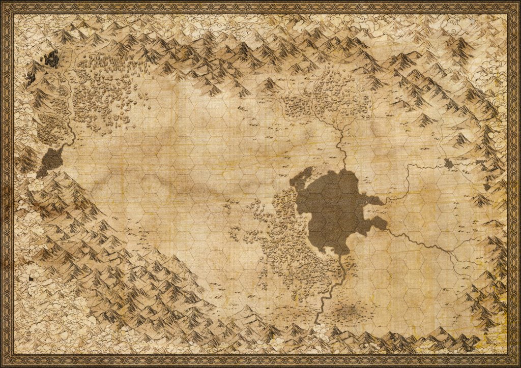 A players map of an unknown valley